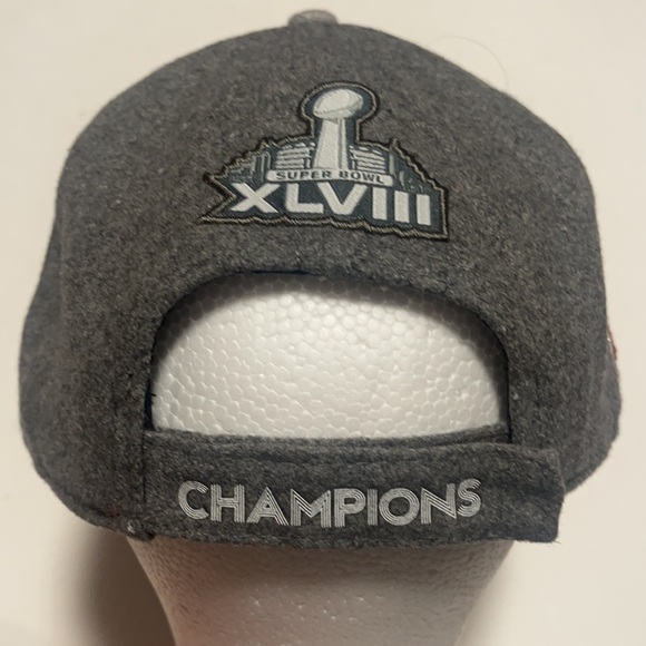New Era Seattle Seahawks Super Bowl XLVIII Champions Hat - Picture 3 of 9